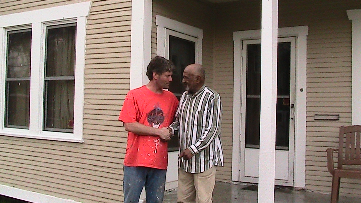 Stephen Fowler on a service trip with Lloyd Douglas